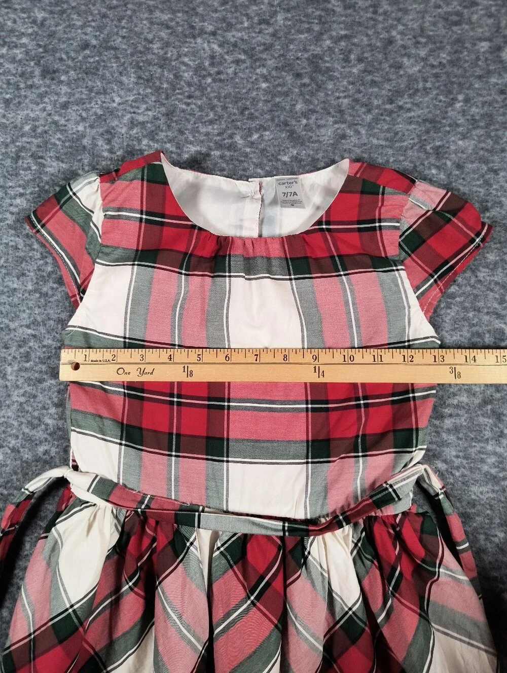 🔥 Bundle 2 For $7🔥 Carter's plaid dress, girl's size 7